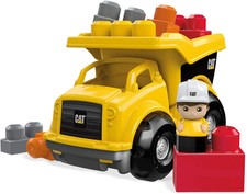 mega bloks dump truck with scoop