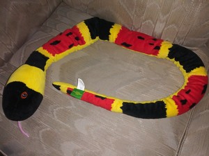 coral snake plush