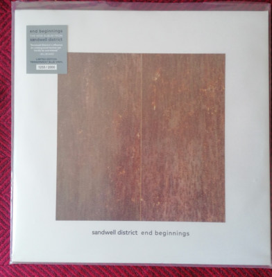 Sandwell District / END BEGINNINGS (LTD. TRANSPARENT BLUE 2LP)  Neu und OVP