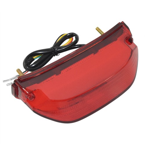 E-Mark Red LED Integrated Blinker Brake Taillight For HONDA CBR600RR 2013-2024 - Picture 7 of 12