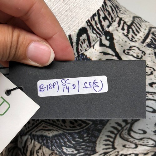 APNY tunica raso seta toggle blusa camicia donna piccola paisley manica lunga nuova - Foto 14 di 18
