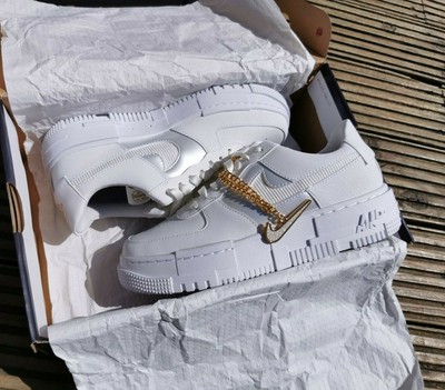 Nike Air Force 1 Low Pixel Summit White Beetroot UK 4 US 6.5 | eBay