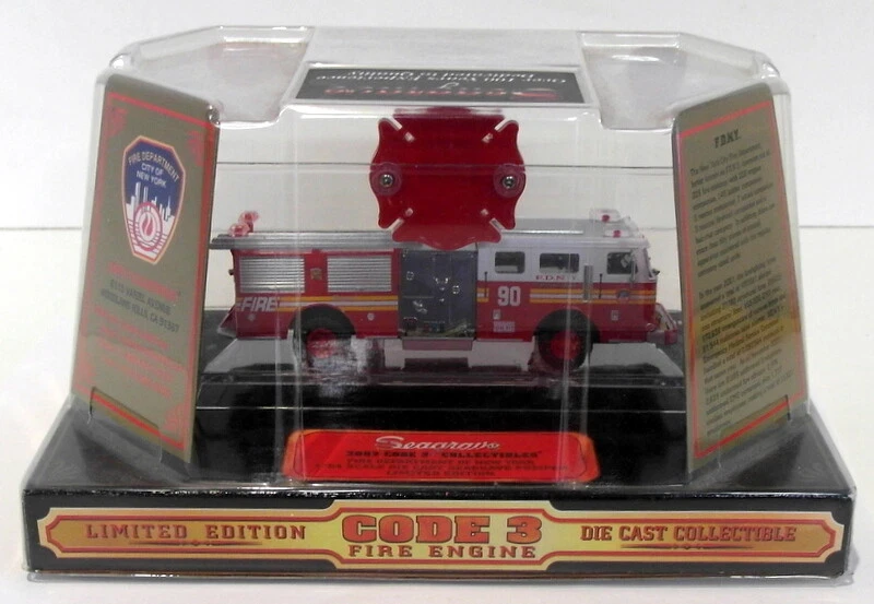 Code 3 Collectables 1/64 Scale 12304 - F.D.N.Y. Fire Engine New York Fire Dept. - Photo 4/4