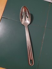 Oneida Stainless Flatware Slotted Serving Spoon COMMUNITY 9.5 Inch 18/8 Hanging