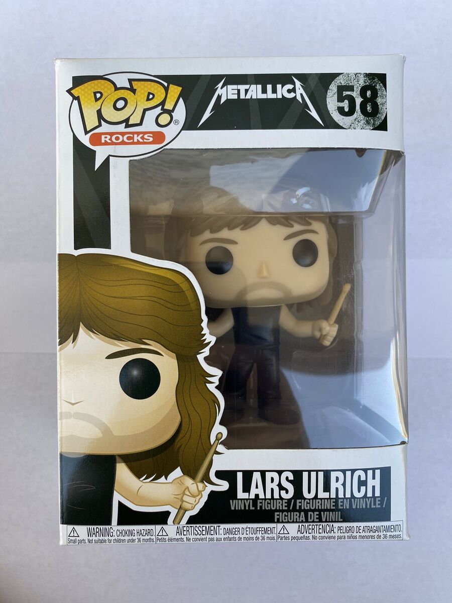 Funko Pop! Vinyl Lars Ulrich #58 Metallica Heavy Metal