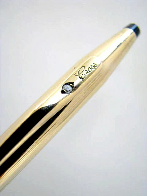 Cross Special Edition Classic Century Kugelschreiber 14K Rolled Gold mit Diamant - Bild 2 von 4