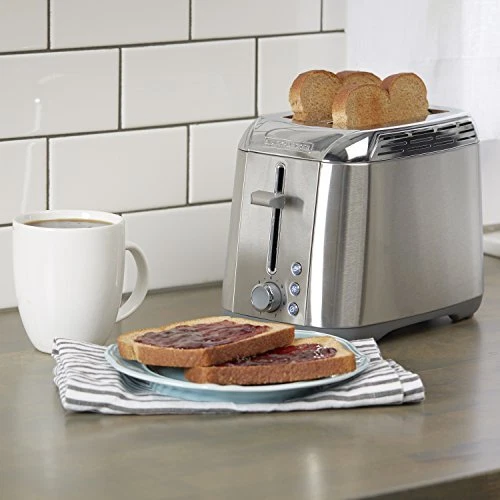 BLACK+DECKER TR3500SD Rapid Toast 2-Slice Toaster, Stainless Steel - Image 3 of 4