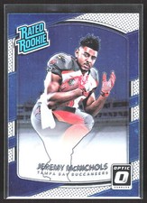 Jeremy McNichols 2017 Panini Donruss Optic Rated Rookie Card  #200