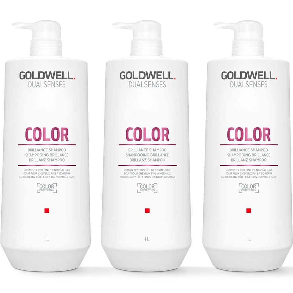 Goldwell Dualsenses Color Brilliance Shampoo 3x1000ml - deutsche Produkte