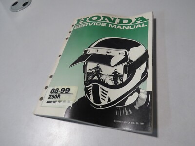 88-89 91-92 Honda Z50R Shop Repair Service Manual 61GW803 for sale