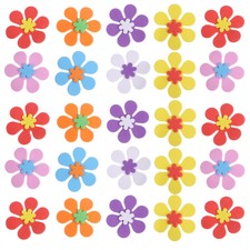 200 Pcs Blumen Moosgummi Aufkleber Vlumen Sc...