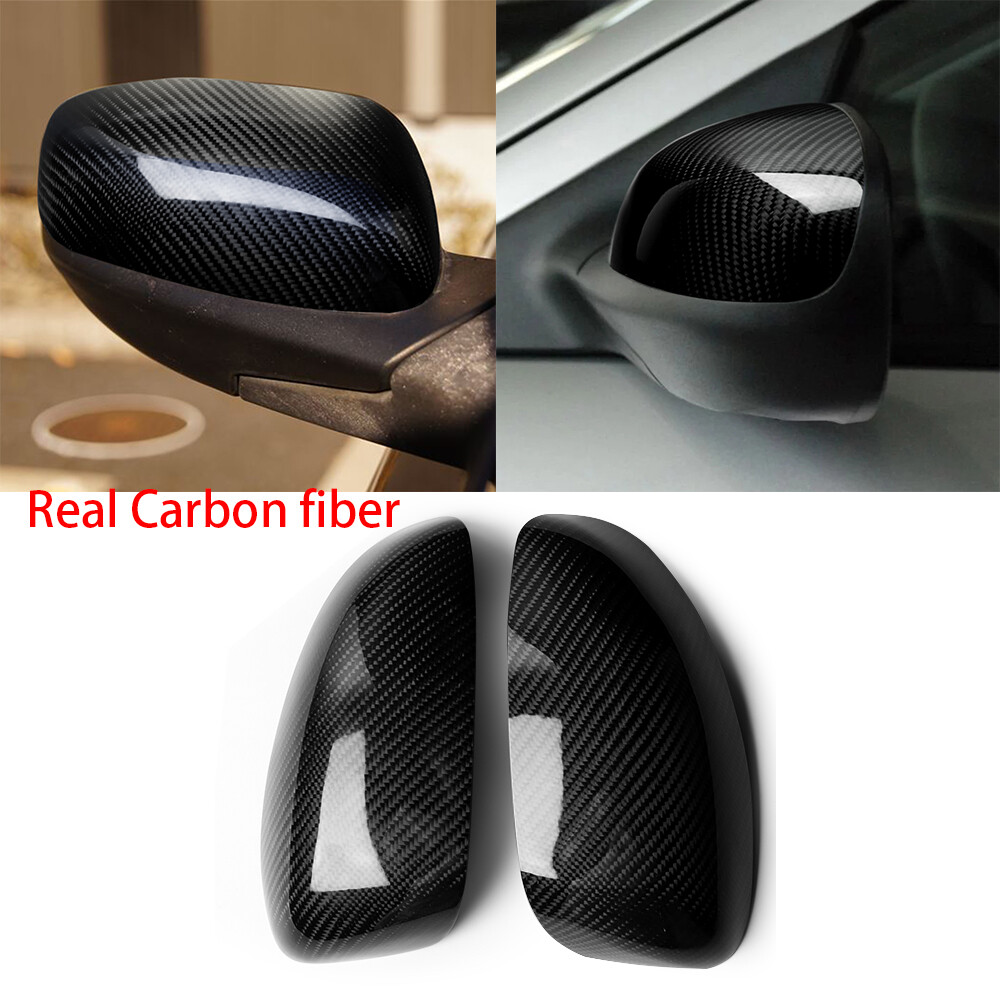Real Carbon Fiber Side Rearview Mirror Cover Caps For Mazda RX8 RX