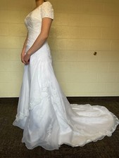 Stunning Wedding Dress - Bliss - A-Line, Scoop Neck, Train
