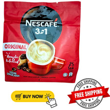 Nescafe 3 In 1 Original Instant Coffee Aromatic & Balanced (18g x 25 sticks)