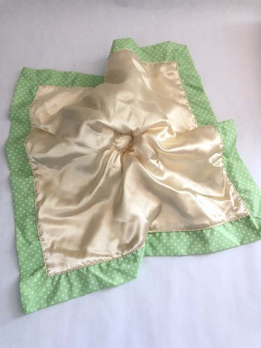 NEW Garanimals Monkey My Best Friend Yellow Green Polka Dot Baby Blanket - Picture 6 of 6