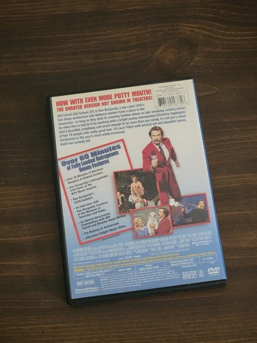 Anchorman: The Legend of Ron Burgundy (DVD, 2004) - Picture 2 of 3