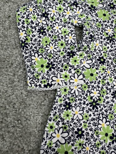 Vintage 2002 Gymboree Baby Girl 70s Floral Hippie Romper One Piece 18-24m - Picture 4 of 10