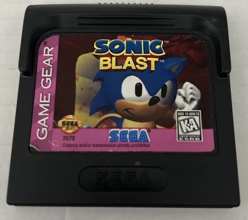 Sonic Blast (Sega Game Gear) Cartridge only Works Great Free Shipping