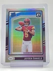JAYDEN DANIELS 2024 DONRUSS OPTIC HOLO PRIZM RATED ROOKIE #248 COMMANDERS Q5564