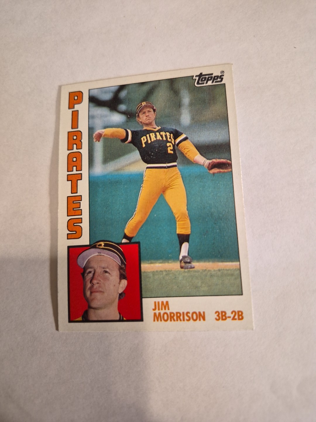 JIM MORRISON 1984 TOPPS #44 FREE SHIPPING 