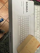 Seenda Wireless Bluetooth Keyboard with green mouse Model SK38