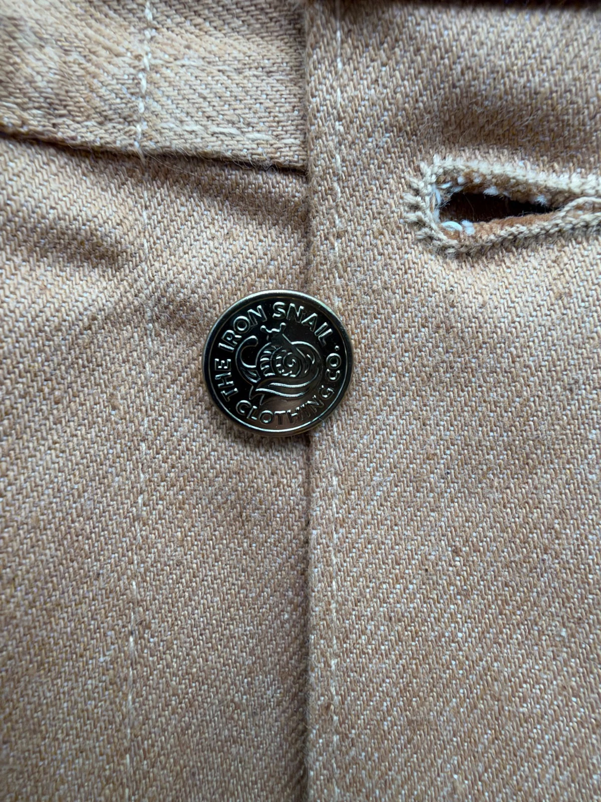 Iron Snail The Prologue V3 in FoxFibre Denim Jacket in Size Medium image 8