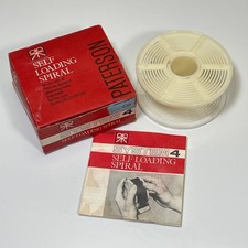 PATERSON System 4 Tank Self Loading Adjustable Spiral 35mm 126 127 120 220 Film