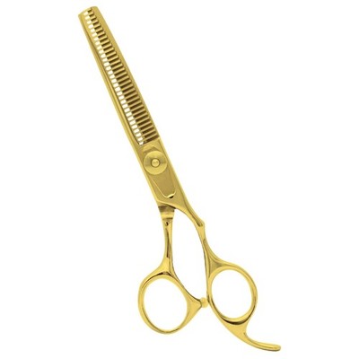 Equinox International Gold - Barber Accessories - 6.5 Inch - Thinning,