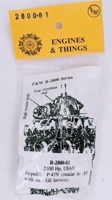Engines & Things 1:32 Pratt & Whitney R-2800-81 Radial Engine - Kit #280081