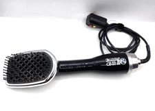 Royale Hair Styling 3 In 1 Drying Electric Hair Brush Black Styler And Detangler
