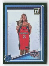 2025 Donruss WNBA #94 Kiki Iriafen Green Shimmer