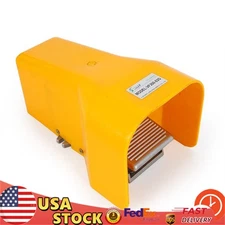 FOOT PEDAL VALVE 2 POSITION 1/4" NPT WITH GUARD AIR PNEUMATIC SWITCH NEW