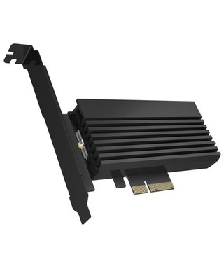 PCI Express Karte, M.2 NVMe SSD zu PCIe 4.0 Adapter, Kühler, LED Beleuchtung,...