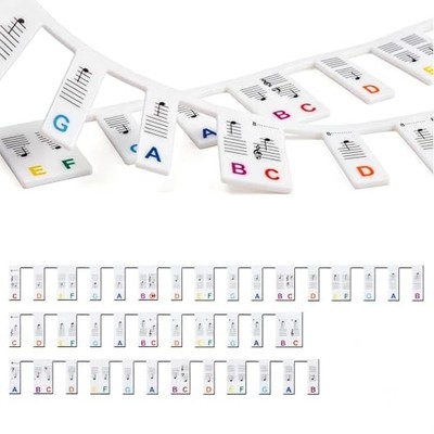 Removable Piano Keyboard, Silicone Note Labels 88-Key, Beginner Piano Notes