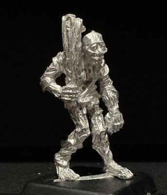 Satyr Art Studios Citadel Zombie w. Club Undead Vintage Fantasy Metal