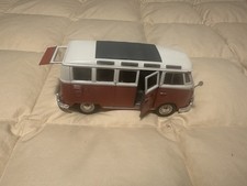 modellino fugone vintage Volkswagen samba vw t1 scala 1:25 Die Cast