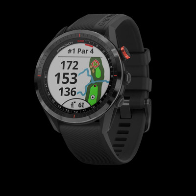 Garmin Approach S62 Black Bezel with Black Silicone Band 010 Garmin Approach S62 Black Bezel with Black Silicone Band 010