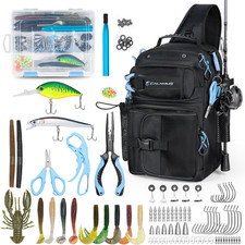 Calamus GearMaster Fishing Sling Tackle Bag  Tool Set, 3500 Tackle Box  Fishin