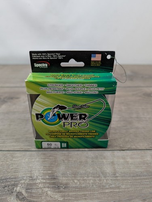#ad #ad NEW Power Pro Braided Fishing Line Moss Green 50 lbs 300 yds $24.99