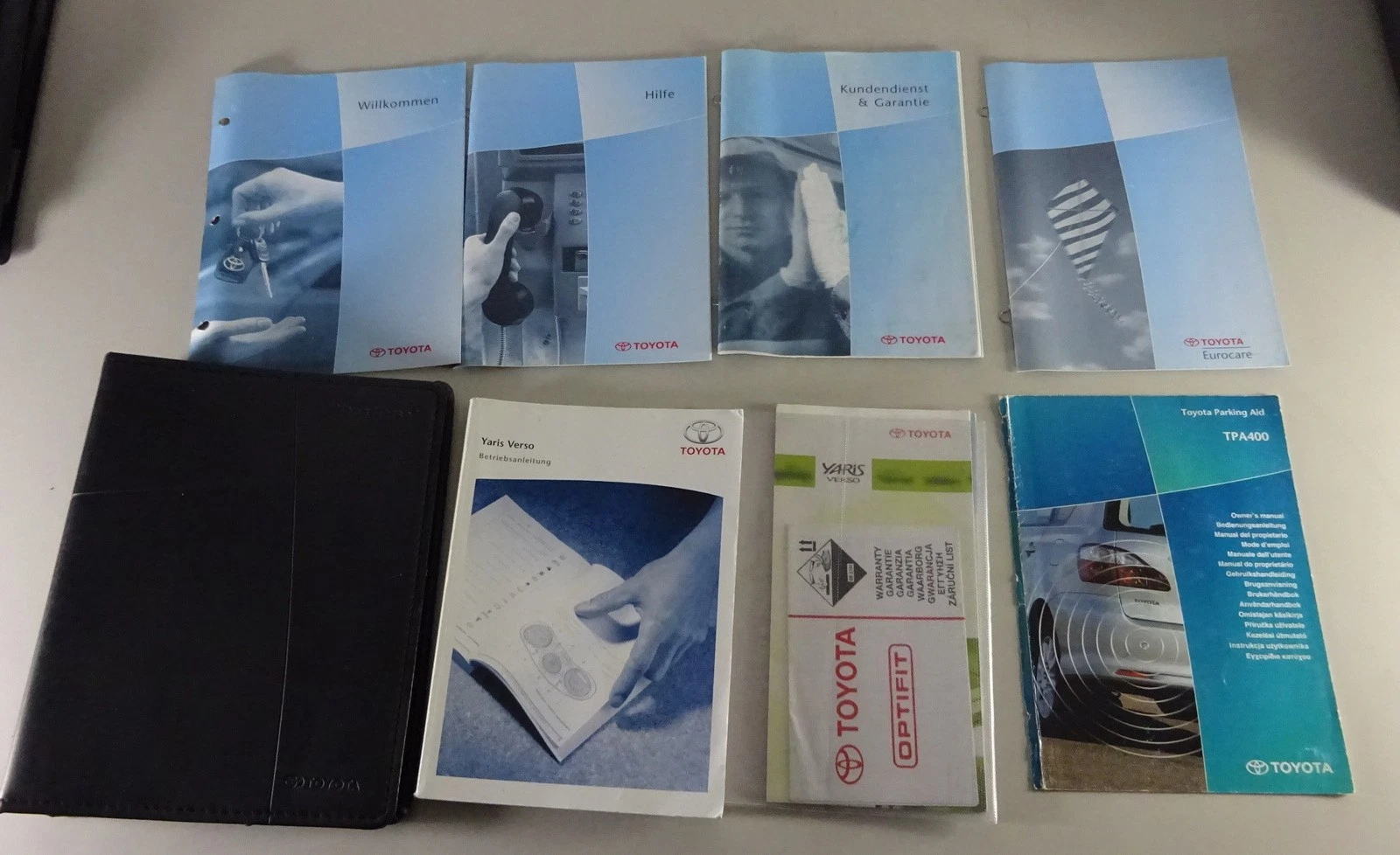 Document Kit + Operating/Manual Toyota Yaris Verso Type XP9 Stand 2005