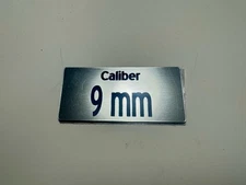 Reloading Dillon Toolhead Label 9mm Blue Text