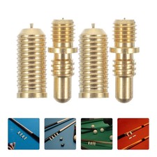 3 Sets Pool Cue Screws Pool Cue Brass Joint Screw Billiard Cue Tip Inserting
