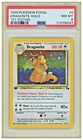 1999 Wizards of the Coast Fossil Dragonite 1st Edition Holo #4 PSA 8