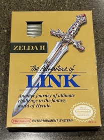 Zelda II: The Adventure of Link (Nintendo NES, 1988) CIB Oval SOQ Tested