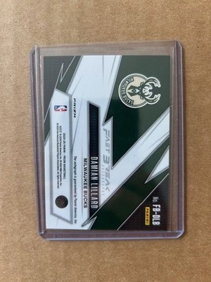 Damian Lillard 24-25 Panini Prizm Auto Disco Fast Break