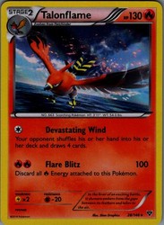 Talonflame 28/146 XY Base Set Holo Rare