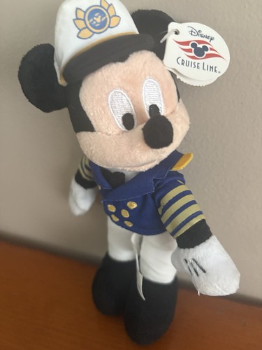 Peluche Walt Disney Cruise Line Mickey Mouse Capitán 7” WDW Nuevo - Imagen 2 de 6