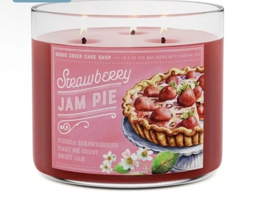 Goose Creek Candle Strawberry Jam Pie Candle - Thumbnail 4