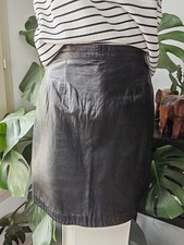 Mini Jupe 100% CUIR NOIR Taille M