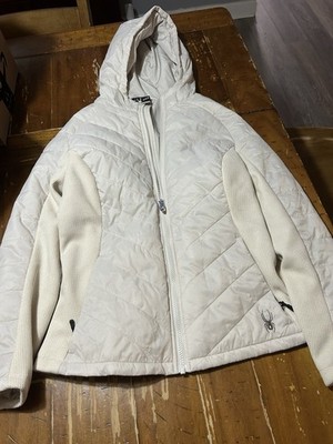 White Spider Worldwide Puffer Jacket With Diamond Stitching Women s Medium